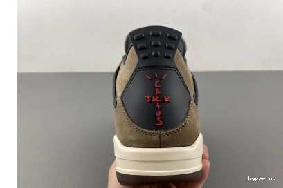 Hyperoad Brown x Scott Jordan Air Retro 4 Travis 1030